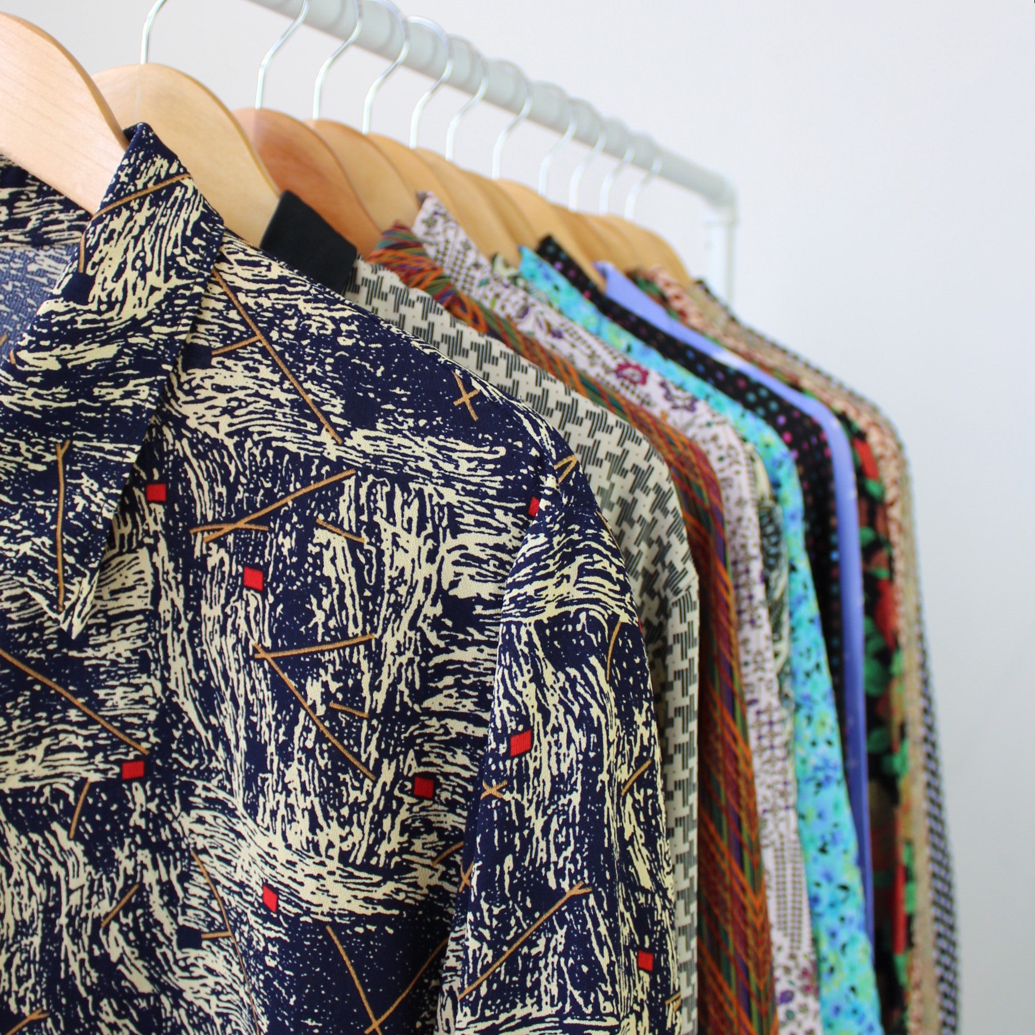 Reworked Vintage Cropped Long Sleeve Button Up Shirt | Shop Online